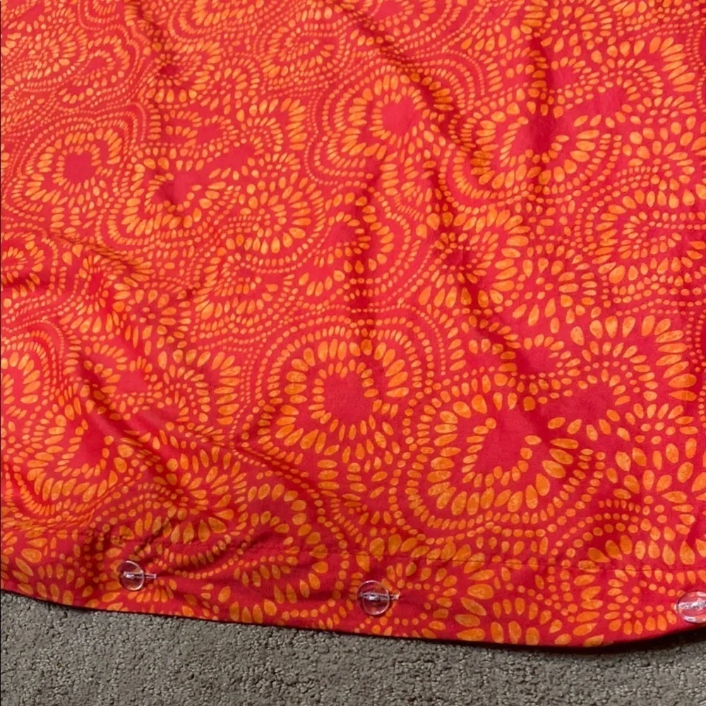 Paisley Duvet with Orange/Blue Intricate Design Sizee Full or Queen Prairie